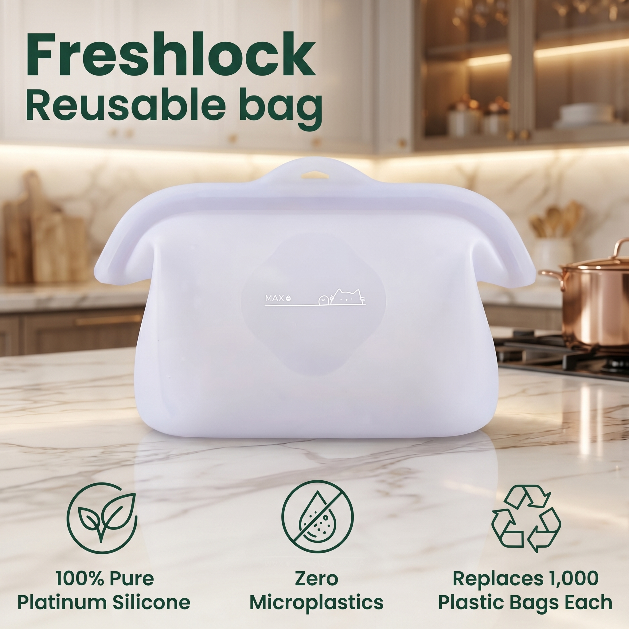 FreshLock™ Reusable Bags